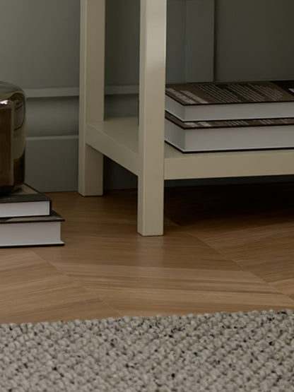 Coxmoor 1 Drawer - Ivory and Oak