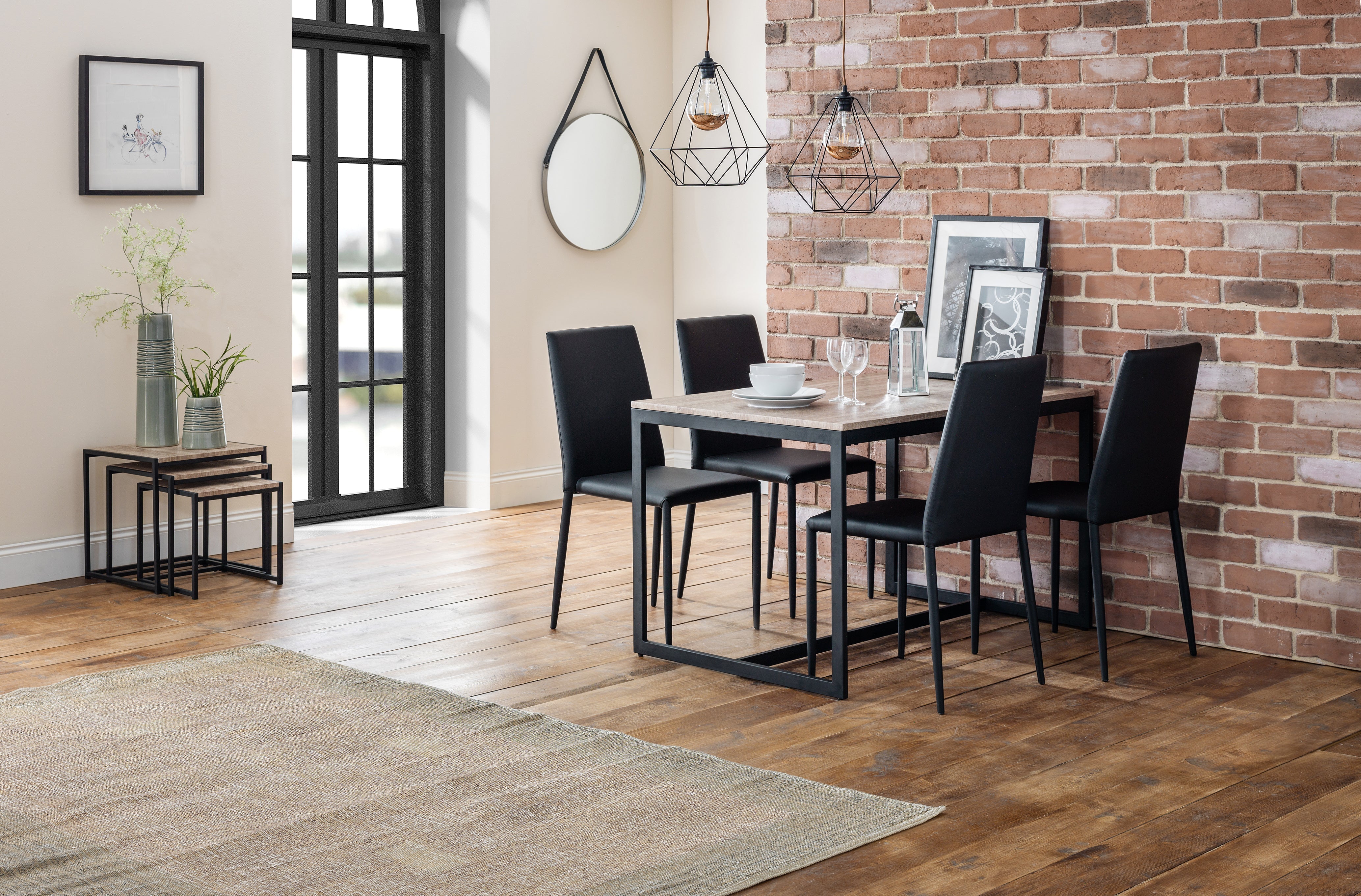 Jazz Chairs in Black (Set Of 4)