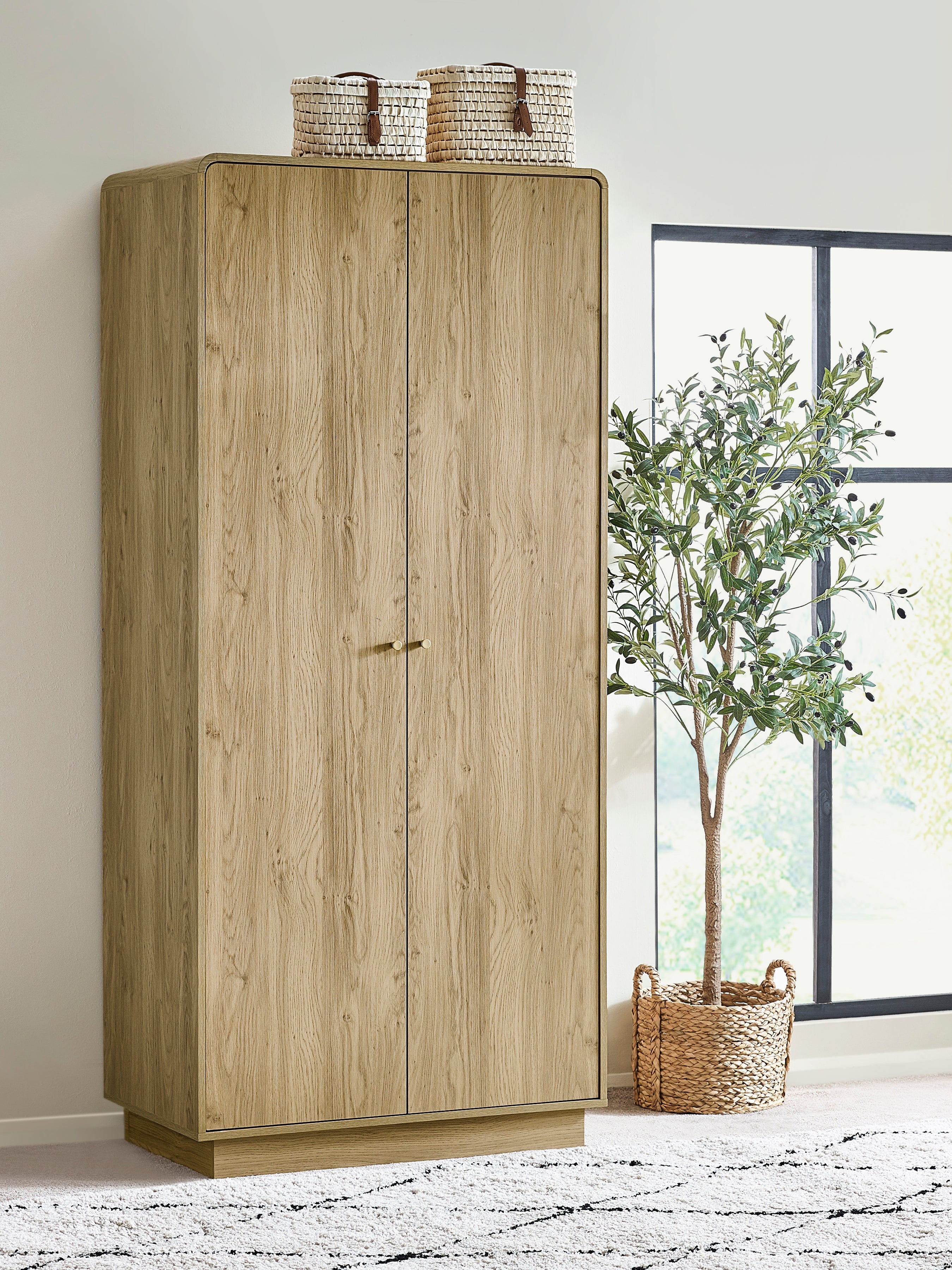 Ingrid 2 Door Wardrobe Oak