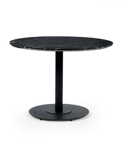 Luca 80cm Round Dining Table Black