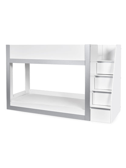 Gaia Bunk Bed - White and Silver