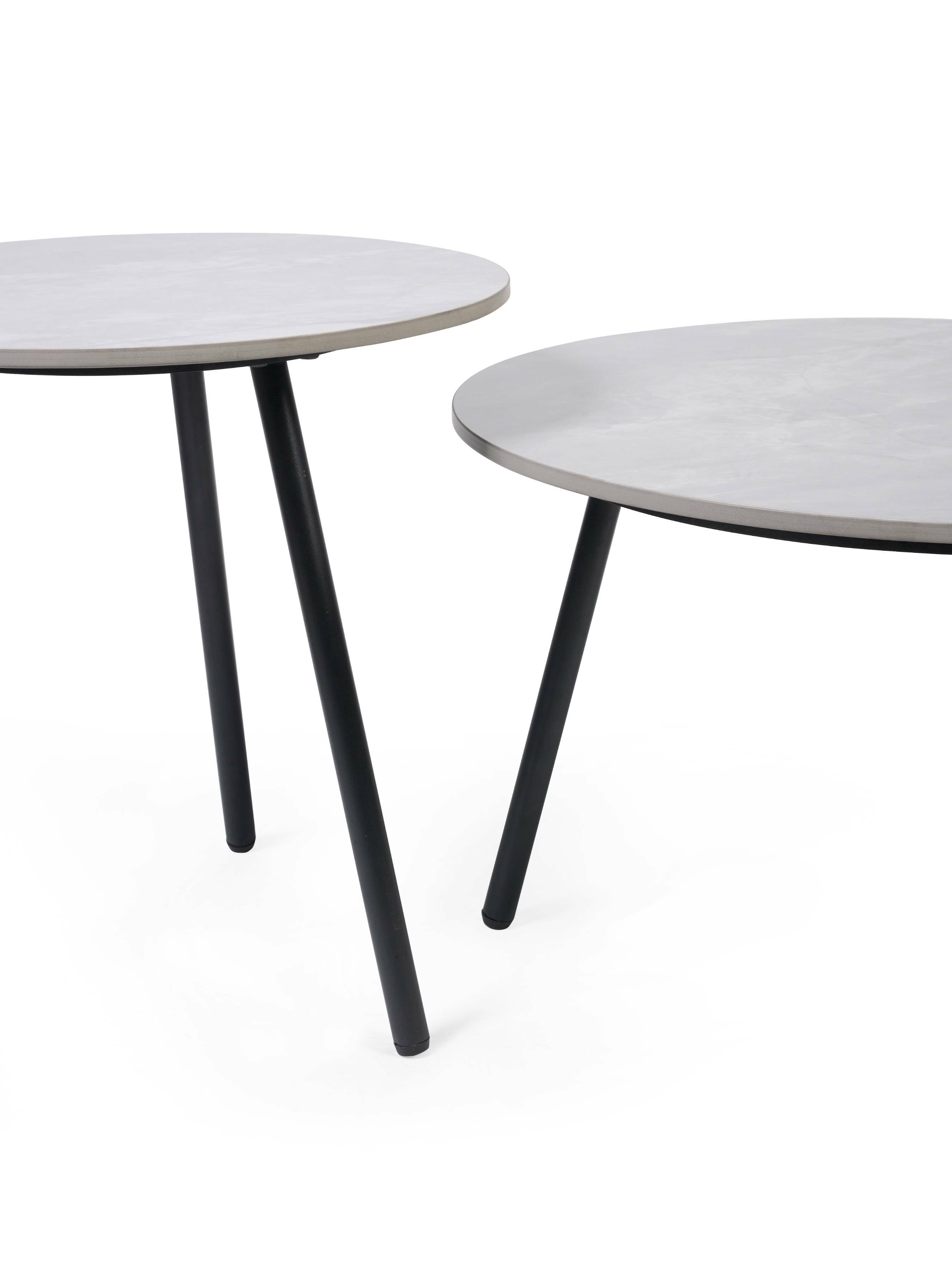 Casper Set of Side Tables Grey