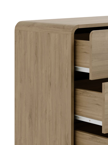 Ingrid 3 Drawer Chest Oak