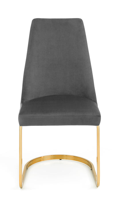 Vittoria Cantilever Dining Chairs - Grey (Set Of 2)