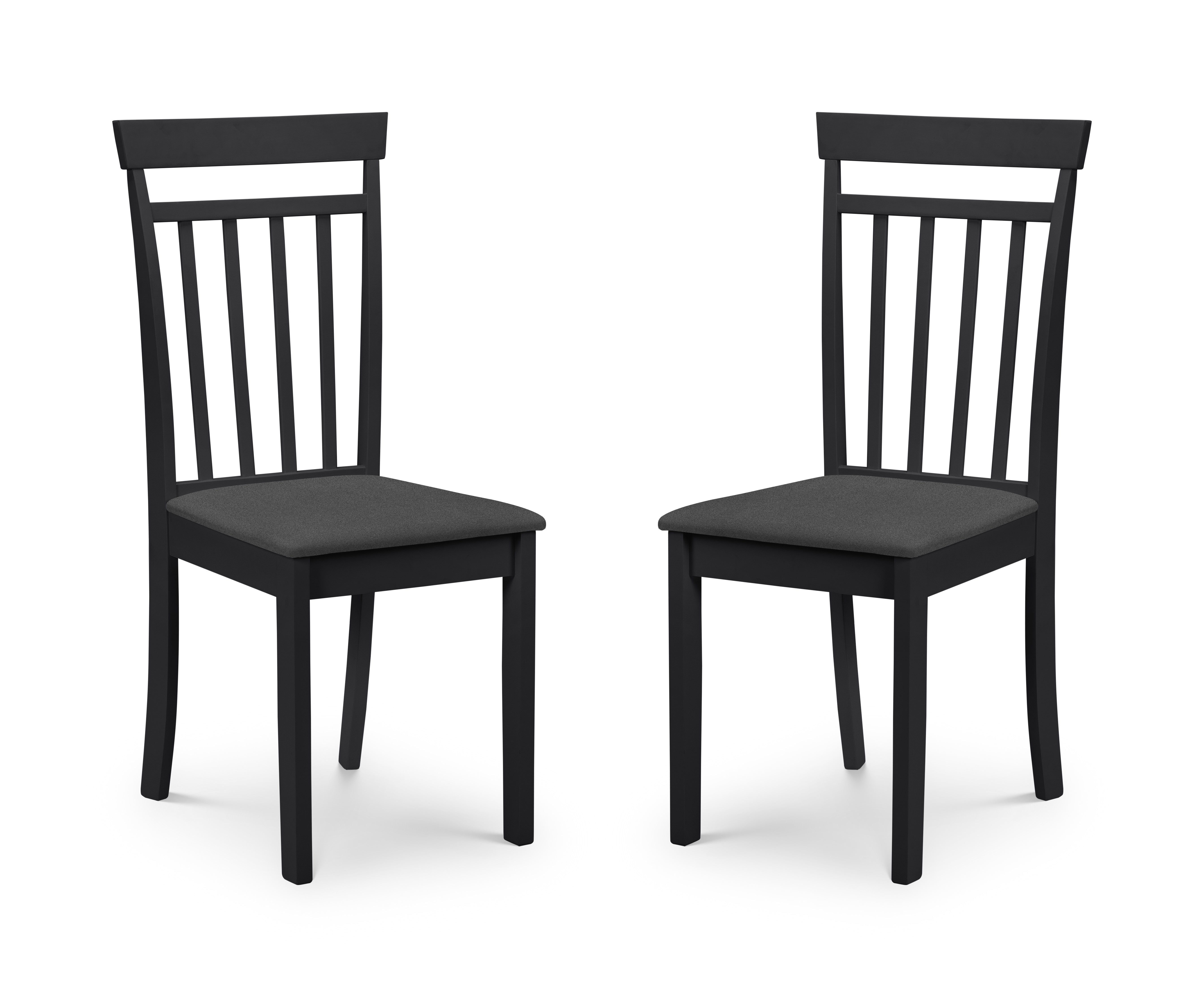 Coast Black Dining Chairs (Set of2)