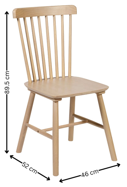Sakura Oak Dining Chairs (Set of 2)
