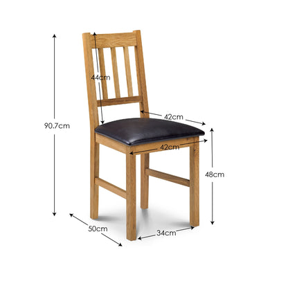 Coxmoor Chairs - Oak (Set of 2)