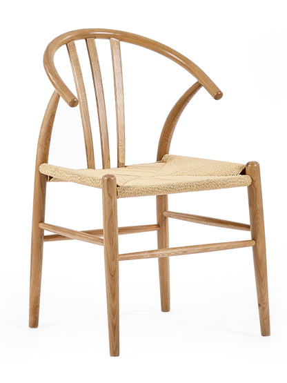 Symi Natural Oak Dining Chairs (Set of 2)