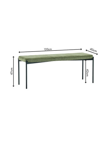 Leonie Bench - Green