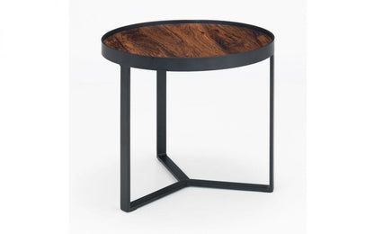 Julian Bowen Lamp Table Loft Lamp Table - Walnut Bed Kings