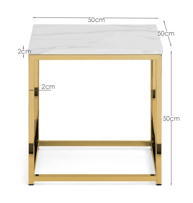 Julian Bowen Lamp Table Scala Gold Lamp Table Bed Kings
