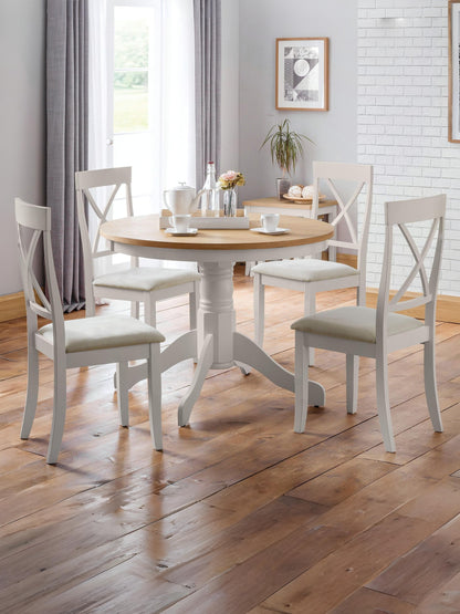 Davenport Elephant Grey Dining Chairs (Set Of 2)