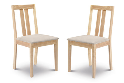 Rufford Dining Chairs - Oak (Set Of 2)