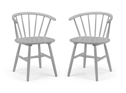 Modena Dining Chairs - Grey (Set Of 2)