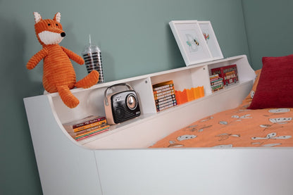 Julian Bowen Mid Sleeper Bed Jupiter Midsleeper White Bed Kings