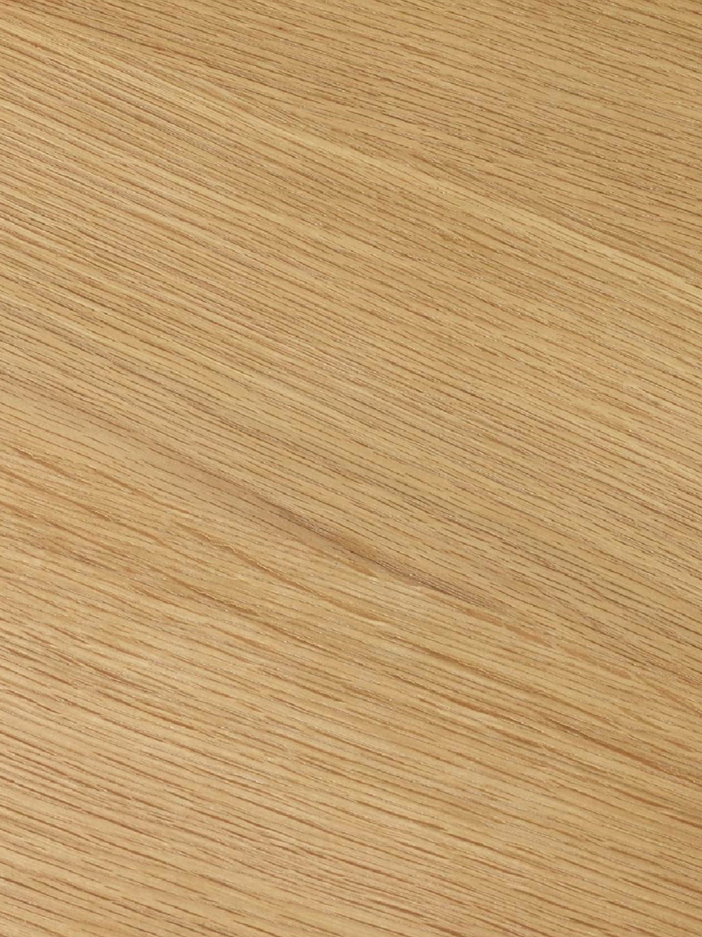 Vera Oak Triangular Side Table with Shelf