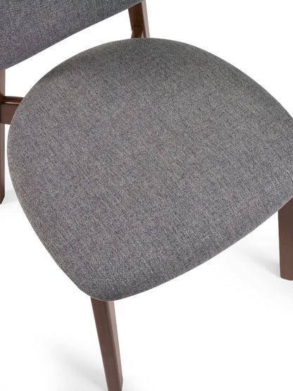 Artemis Walnut and Grey Dining Chairs (Set of 2)