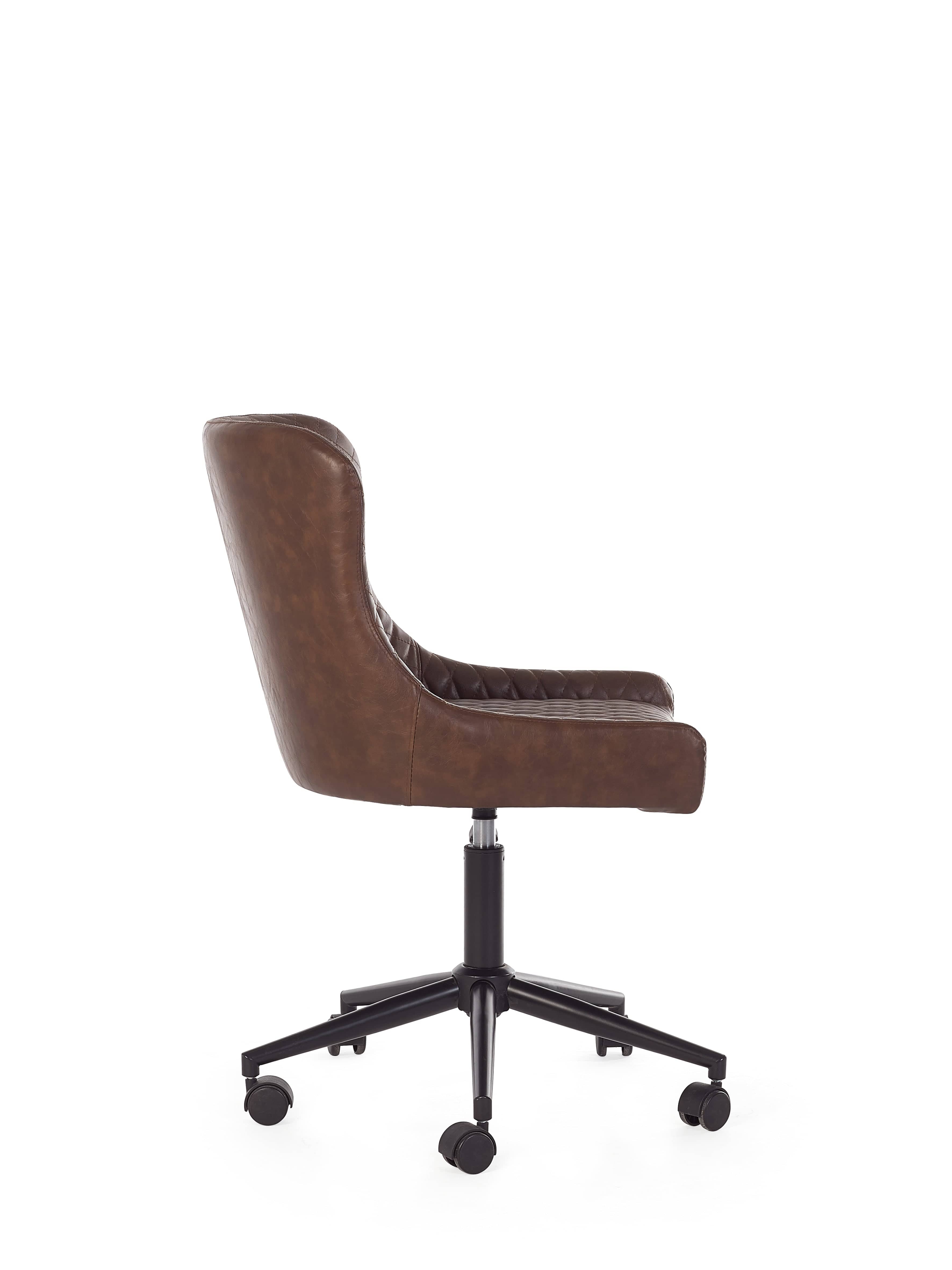 Julian Bowen Office Chair Luxe Office Chair In Brown Faux Leather Bed Kings