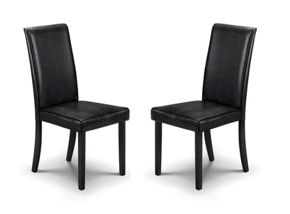 Hudson Black Dining Chairs (Set Of 2)