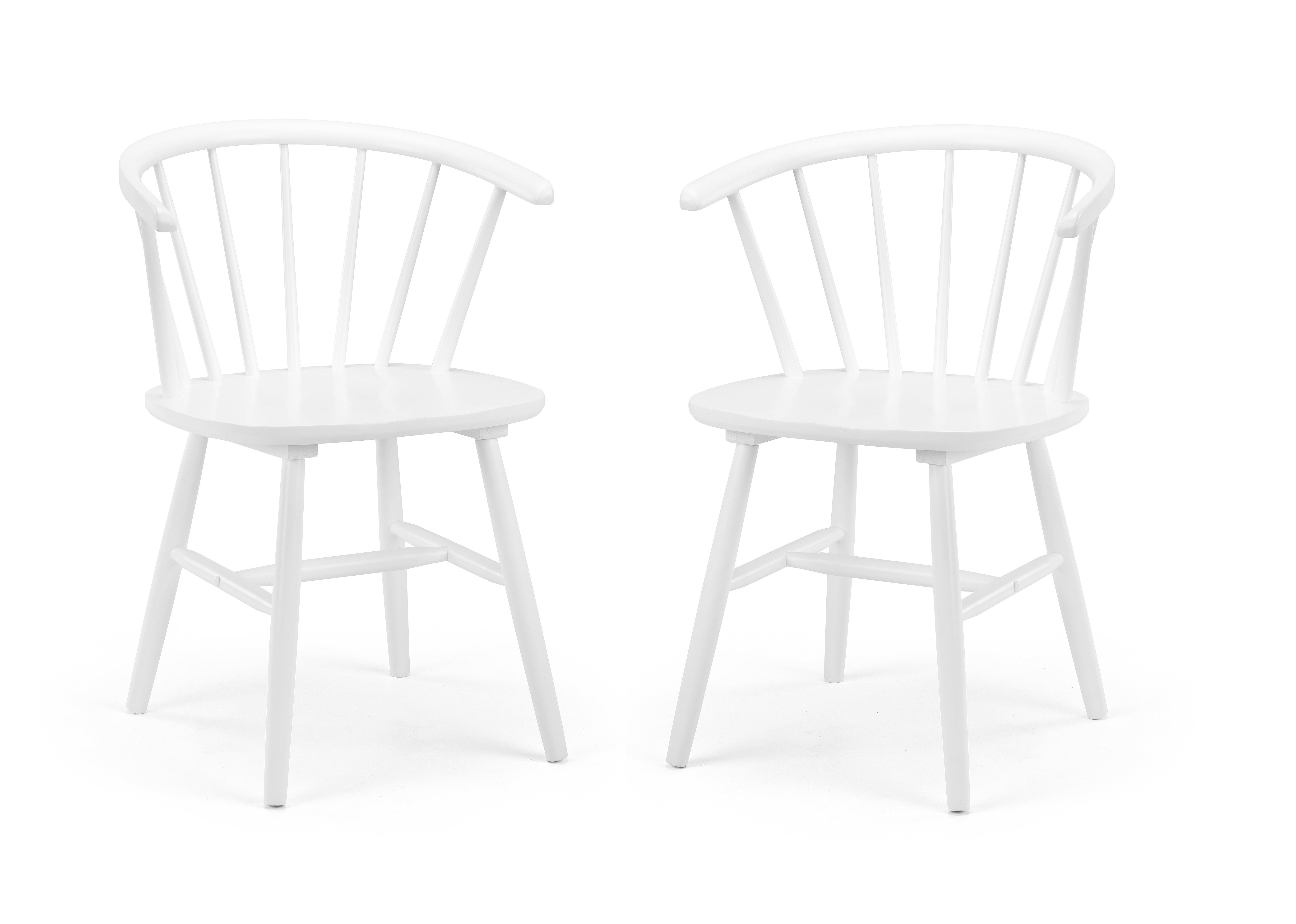 Modena Dining Chairs - White (Set Of 2)