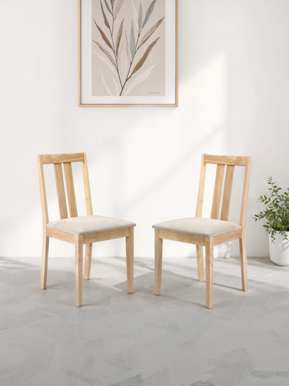 Rufford Dining Chairs - Oak (Set Of 2)
