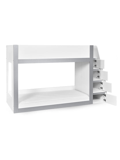 Gaia Bunk Bed - White and Silver
