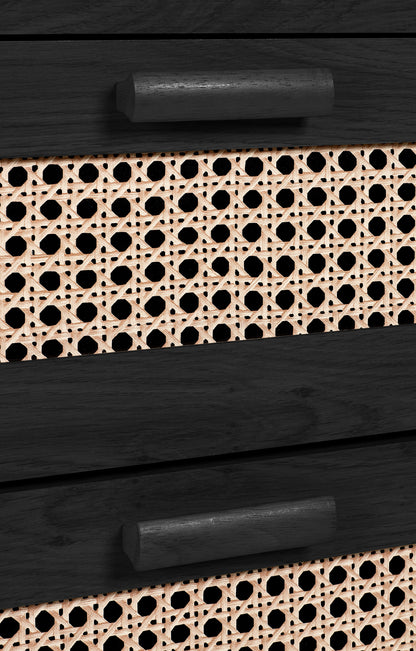 Sydney 5 Drawer Chest - Black Ash