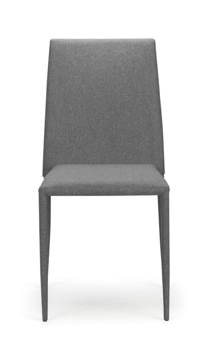Jazz Fabric Chairs Slate Grey (Set Of 4)
