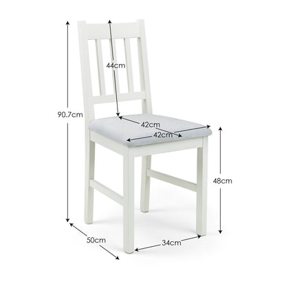Coxmoor Dining Chairs - Ivory (Set of 2)