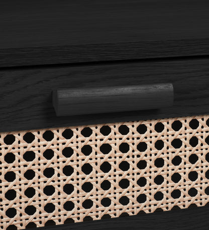 Sydney 6 Drawer Wide Chest - Black Ash