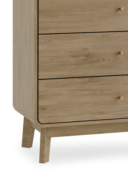 Ingrid 3 Drawer Chest Oak