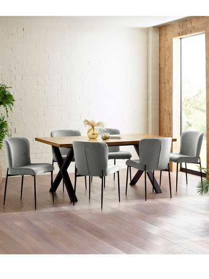 Leonie Dining Chairs - Grey (Set of 2)