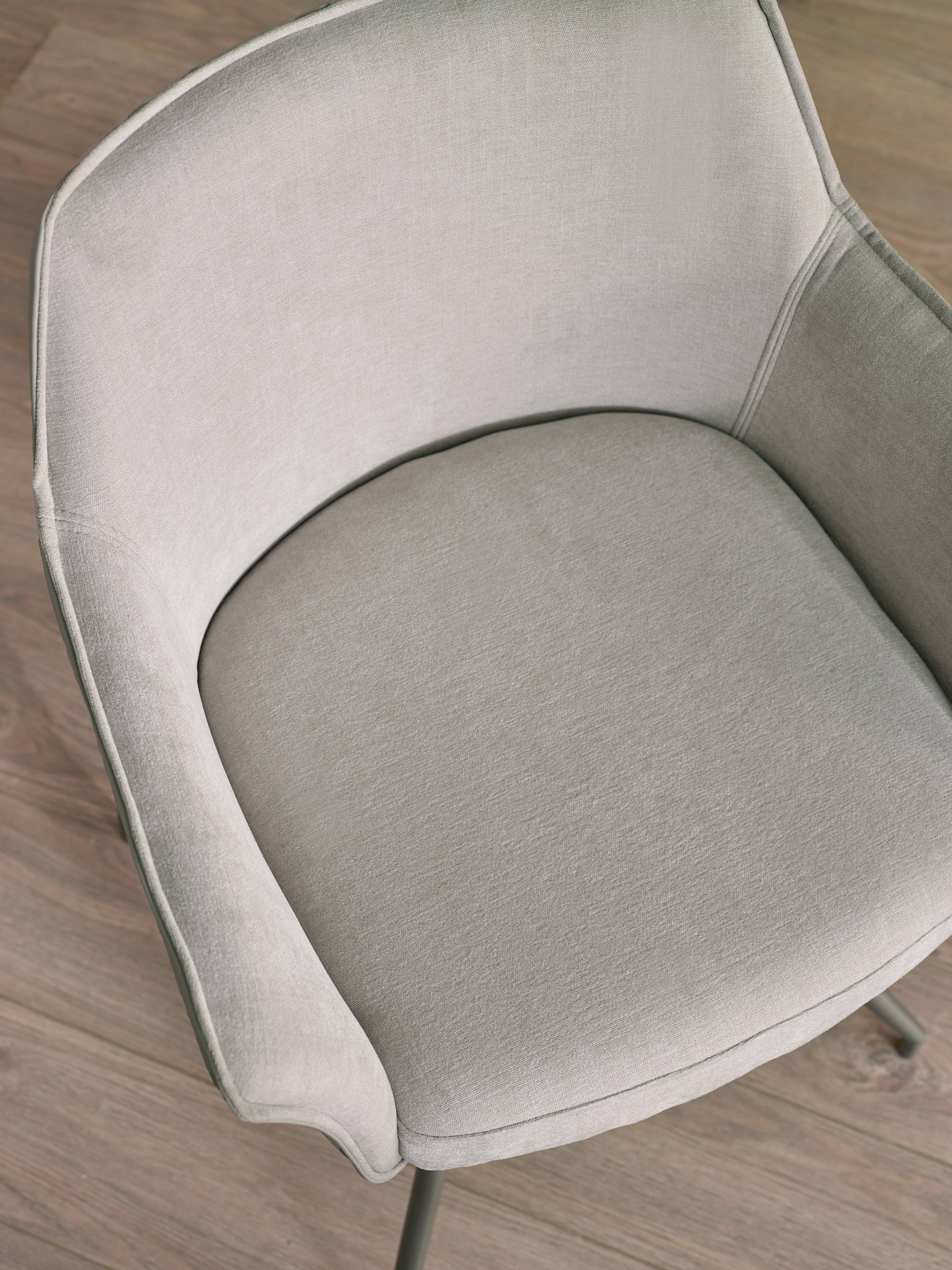 Noah Ivory Fabric Dining Chair