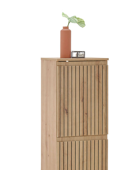 Austin 2 Door & 1 Drawer Narrow Cabinet