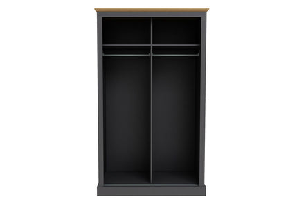 LPD Sliding Wardrobe Devon 2 Door Sliding Wardrobe Charcoal Bed Kings