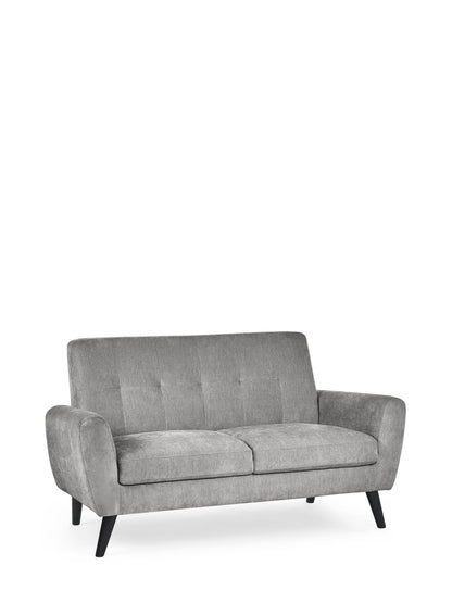Julian Bowen Sofa Monza 2 Seater Sofa - Dove Bed Kings