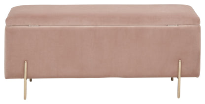 GFW Storage Ottoman Mystica Ottoman Storage Bench Blush Pink Bed Kings