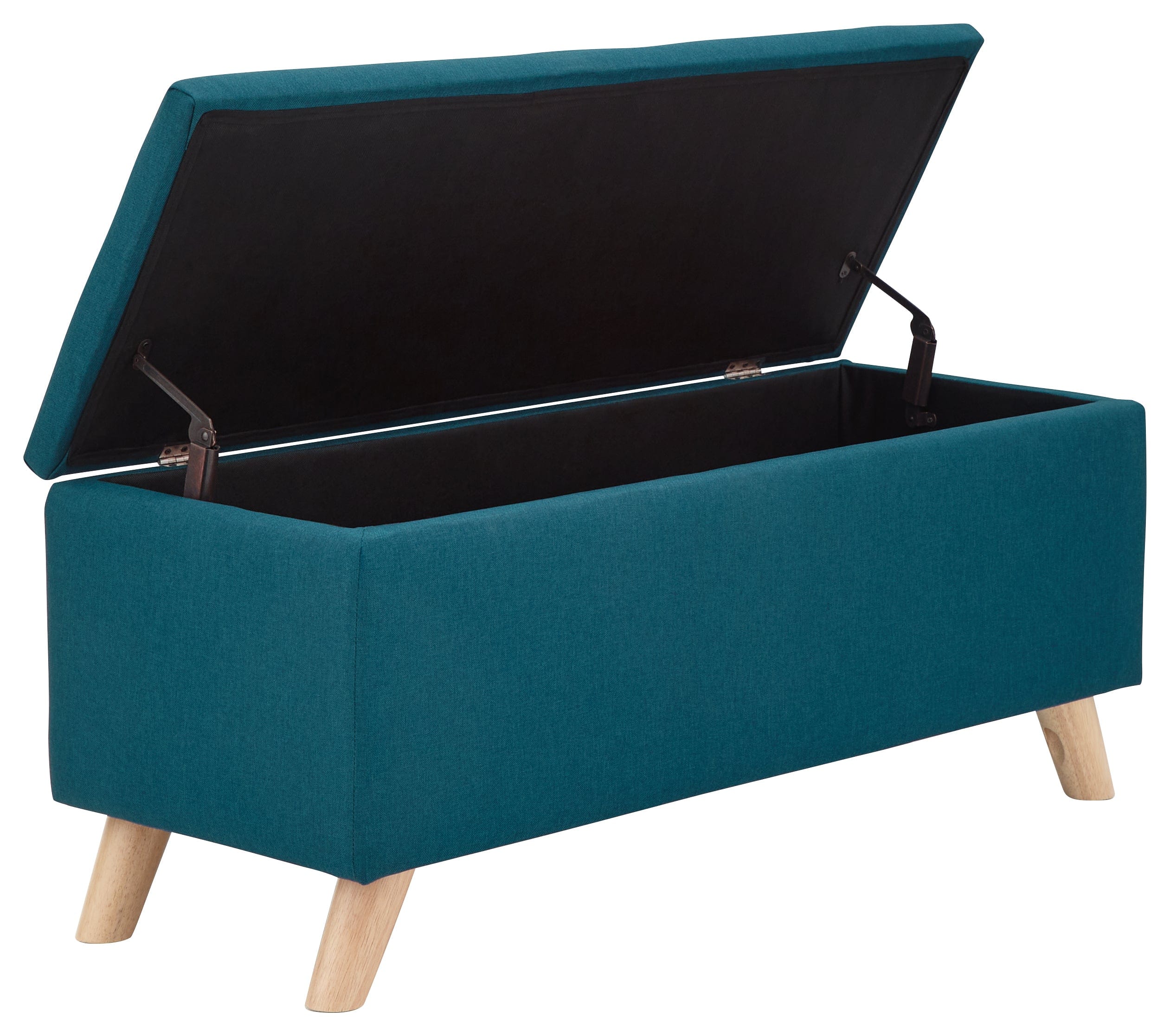 GFW Storage Ottoman Secreto Ottoman Teal Bed Kings