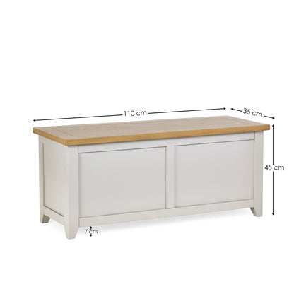 Julian Bowen Storage Ottoman Richmond Storage Bench Bed Kings