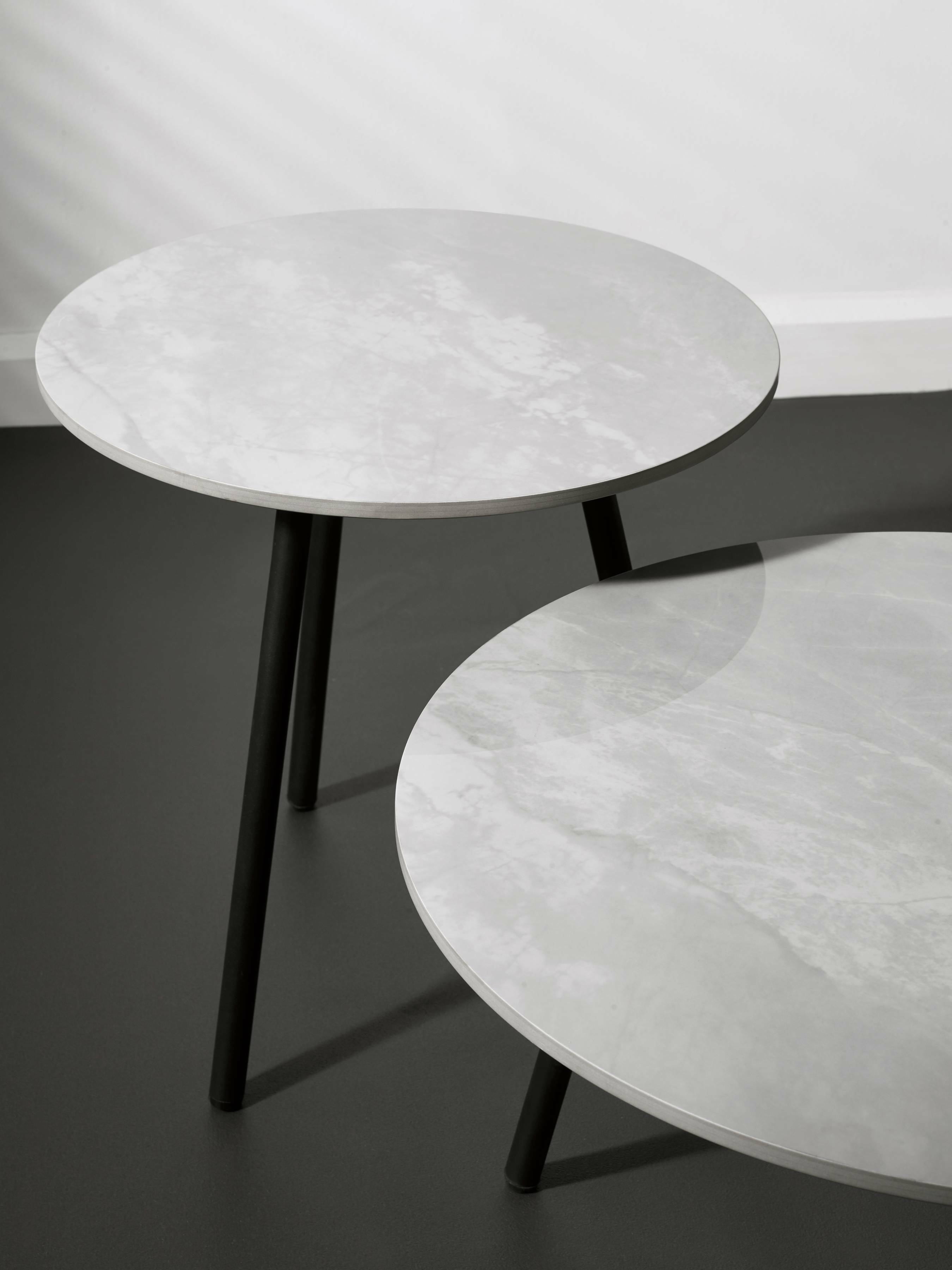 Casper Set of Side Tables Grey