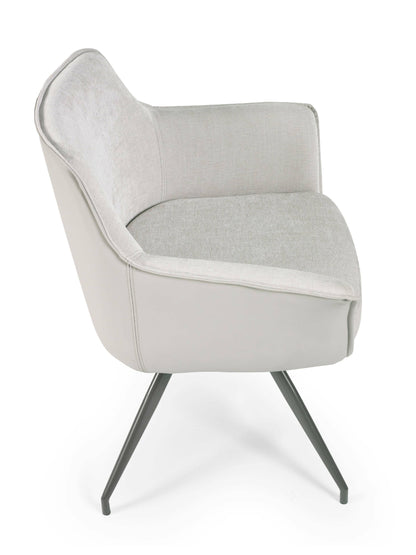 Noah Ivory Fabric Dining Chair