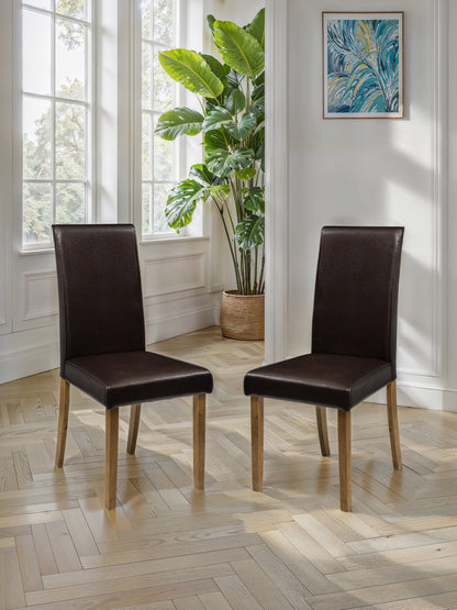 Hudson Brown Chairs (Set Of 2)