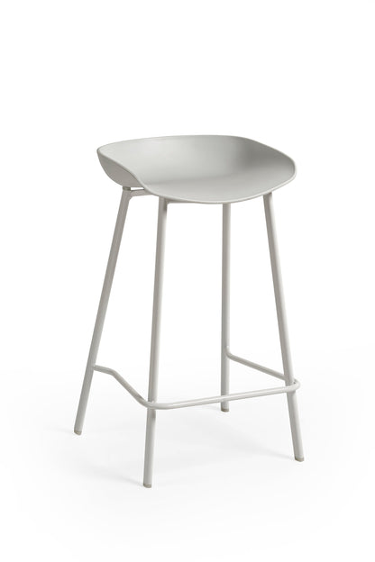 Renzo Bar Stool Grey (Set Of 2)