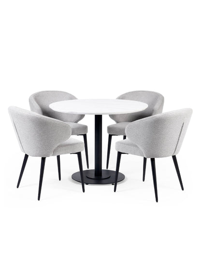 Marcus Light Grey Fabric Dining Chairs (Set of 2)