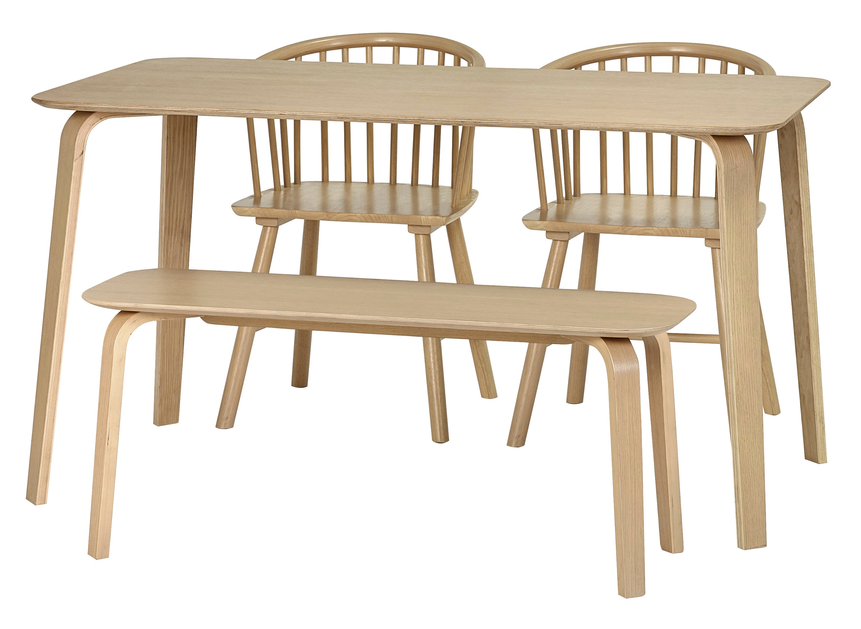 Kaito Oak Dining Chairs (Set of 2)