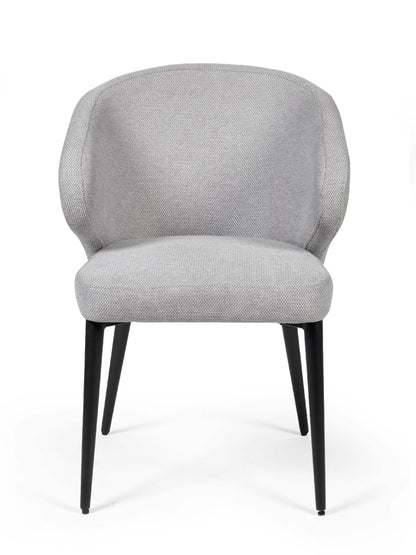 Marcus Light Grey Fabric Dining Chairs (Set of 2)