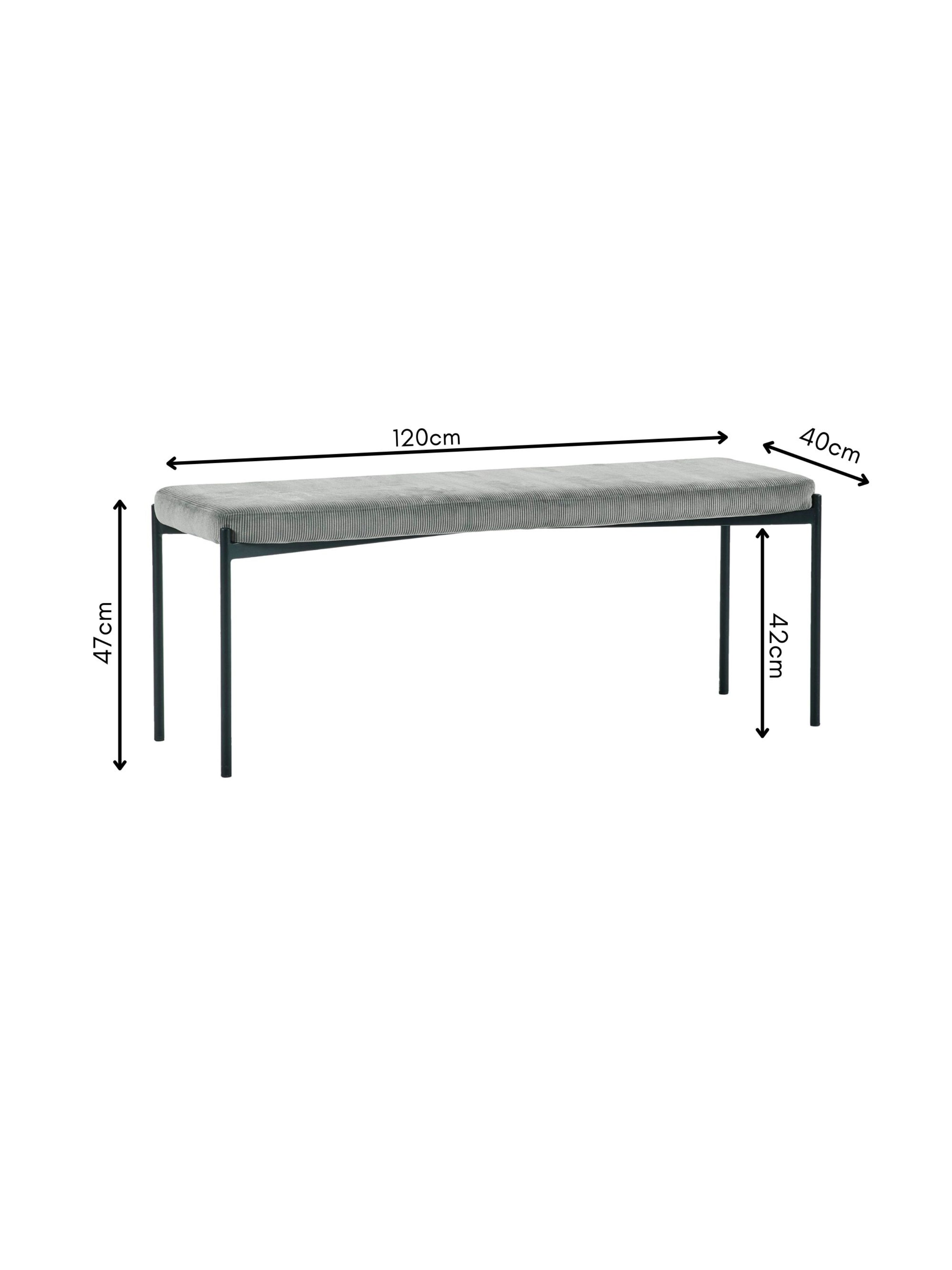 Leonie Bench - Grey