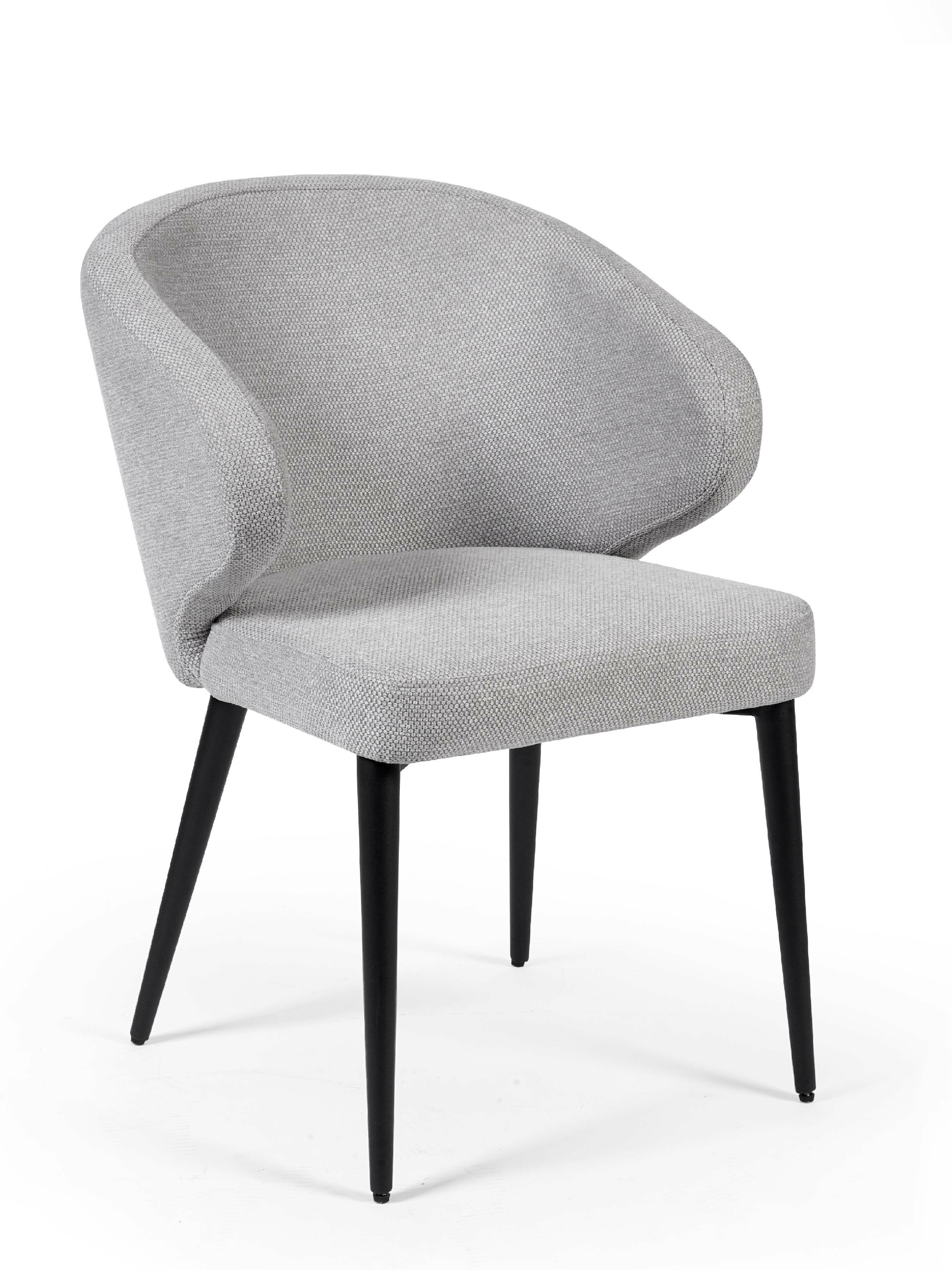 Marcus Light Grey Fabric Dining Chairs (Set of 2)