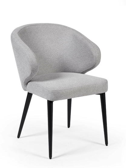 Marcus Light Grey Fabric Dining Chairs (Set of 2)