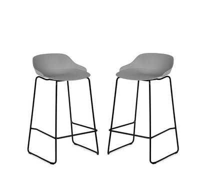 Rocco Stools - Light Grey (Set Of 2)